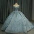 2024 New Classic Quinceanera Dresses Strapless Organza Princess Ball Gowns Sequins Lace Up vestido de 15 quinceanera