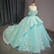 Corset Ball Gown 2024 Tulle Lace Scoop Off the Shoulder Floor Length Customized Quinceanera Anos Vestido Drop Shipping