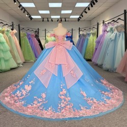 2025 Quinceanera Dress Ruffled Quinceanera Dresses Custom Off Shoulder Ball Gown Mexican Masquerade 15 Years Princess Pageant Sweet 16