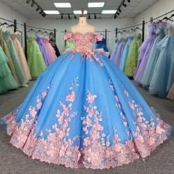 2025 Quinceanera Dress Ruffled Quinceanera Dresses Custom Off Shoulder Ball Gown Mexican Masquerade 15 Years Princess Pageant Sweet 16