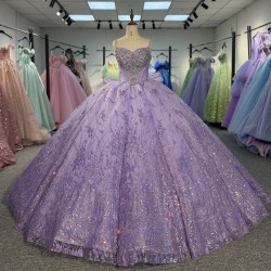 2025 Style Quinceanera Dresses Sweetheart Masquerade Ball Gown Prom Dress With Beading Sweet 16 vestidos de 15 anos