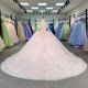 Ball Gown Quinceanera Dress for Women Tulle Lace Customized Strapless Lace Up Sequins Made To Order Vestidos De Gala