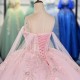 Ball Gown Quinceanera Dress for Women Tulle Lace Customized Strapless Lace Up Sequins Made To Order Vestidos De Gala
