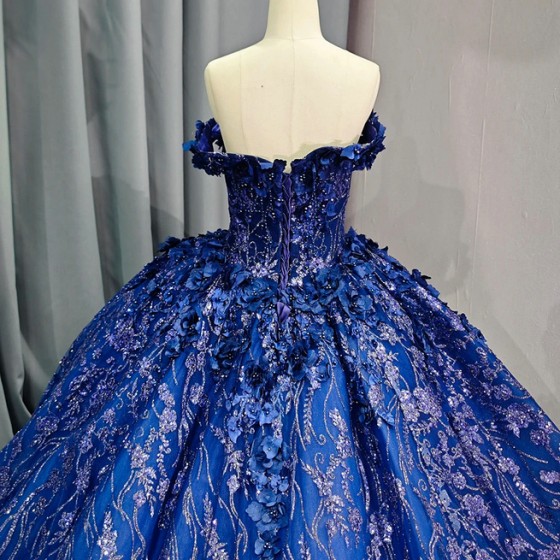 Ball Gown for Women Lace Appliques V-neck Beadings Lace Up Cap Sleeve Formal Party Dress Made To Order Vestido De Baile