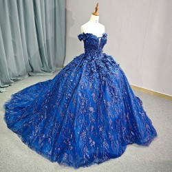 Ball Gown for Women Lace Appliques V-neck Beadings Lace Up Cap Sleeve Formal Party Dress Made To Order Vestido De Baile