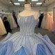 Beautiful Blue Quinceanera Dresses 2025 Sequin Mexican Layers Ball Gown Lace Up Sweet 16 Dress Vestidos De 15