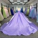 Beautiful Purple Customized Ball Gown Quinceanera Dresses Ball Gown Strapless Graduation Party Dress vestidos de quinceañera