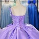 Beautiful Purple Customized Ball Gown Quinceanera Dresses Ball Gown Strapless Graduation Party Dress vestidos de quinceañera