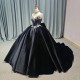 Black Shiny Princess Quinceanera Dresses Strapless Ball Gown Sweet 16 Dress Lace Beads 15th Party Gown vestido de 15 anos