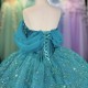 Blue Ball Gown Princess Girl Sweet 15 Quinceanera Dresses Floor Length Customize Prom Party Gowns Dress vestidos de quinceanera 
