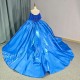 Bule Quinceanera Dresses Flower Beading Sweetheart Off The Shoulder Girls Birthday Party Prom Gowns Dress vestido de quinceanera