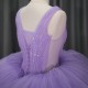 Charming Bling Quinceanera Dresses 2024 Purple Corset Sweet 16 Dress V-neck Sleeveless Custom Made Robes De Soiree