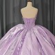 Charming Stain Quinceanera Dress Ball Gown 2024 Classic Appliques Dress Elegant Strapless Gown 16 Party Gown vestidos 15 anos 