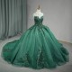 Classic Ball Gown Quinceanera Dress Customized O-neck Sleeveless Sweep Train Party Fashion Dresses vestidos de quinceanera