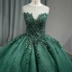 Classic Ball Gown Quinceanera Dress Customized O-neck Sleeveless Sweep Train Party Fashion Dresses vestidos de quinceanera