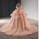 Colorful Princess Quinceanera Dresses Ball Gown Strapless 3D Butterfly Sweet 16 Dresses Anos vestidos de quinceanera