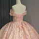 Customized Quinceanera Dresses Plus Size Ball Gown Beaded Back Lace Up Corset Princess Ball Gown Personalised vestido de 15 años