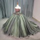 Elegant Beaded Quinceanera Dress for Girls 2024 Strapless Ball Gown Evening Dress Royal Evening Party Gowns vestido de 15 anos