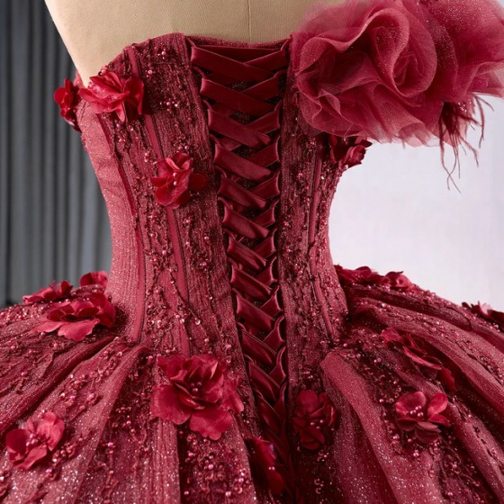Exquisite Tulle Quinceanera Dresses 2024 One-Shoulder Beads Personalised Sweet 15 16 Years Drop Shipping vestidos de quinceaera