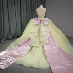 Factory Wholesale Quinceanera Dresses Ball Gown With Strapless Floral Beaded Mexican Sweet 16 Dresses 15 Anos vestidos 15 anos