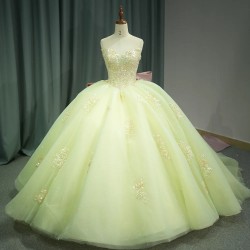 Factory Wholesale Quinceanera Dresses Ball Gown With Strapless Floral Beaded Mexican Sweet 16 Dresses 15 Anos vestidos 15 anos