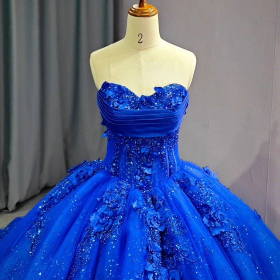 Flower Girl Dresses Red Lace Appliques Ruffles Floral Princess Pageant Gown Tulle Strapless Ball Gown Quinceanera Dresses