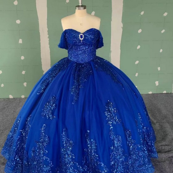 Girl Sweetheart Quinceanera Dresses Ball Gown Short Sleeves Sweet 16 Dresses for Teens vestido de 15 quinceanera