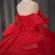 Glittering Crystals Beaded Long Sleeves Quinceanera Dresses Ball Gown Floral Applique Sequins 15 Years Birthday Princess Party