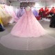Gorgeous Quinceanera Dresses With Cape Pink Color Sexy Appliques Ball Gown Bead Formal 16 Year Party vestidos de quinceanera