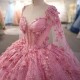 Gorgeous Quinceanera Dresses With Cape Pink Color Sexy Appliques Ball Gown Bead Formal 16 Year Party vestidos de quinceanera