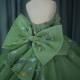 Green Quinceanera Dress Sweet 15 Evening Dress Crystal Sleeveless Ball Gown Beading Vestido De Quinceanera