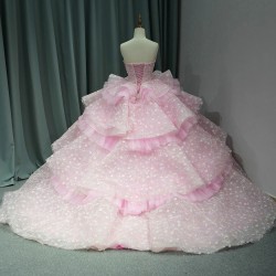 Jancember Appliques Quinceanera Ball Gown Prom Dress Sweet 16 Dress Floor-length Gown Custom Made vestidos de 15 quinceanera