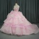 Jancember Appliques Quinceanera Ball Gown Prom Dress Sweet 16 Dress Floor-length Gown Custom Made vestidos de 15 quinceanera