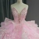Jancember Appliques Quinceanera Ball Gown Prom Dress Sweet 16 Dress Floor-length Gown Custom Made vestidos de 15 quinceanera