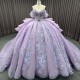 Exquisite Stylish Quinceanera Gown For Girl 2025 Ball Gown Sequins Sweetheart Chapel Train Beading Robe De Mariée