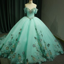 Jancember Princess Beaded V-neck Quinceanera Dresses Ball Gown 2024 Prom Dresses Puffy Sweet Gown vestido 15 anos quinceanera