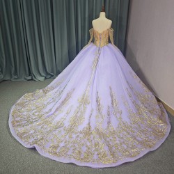 Jancember Shiny Scoop Birthday Quinceanera Ball Gown Lace-Up Dress Beading Floor-length Evening Gown Custom Made vestido 15 anos
