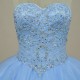 Luxury Elegance Blue Lace Ball Gown Quinceanera Dresses Lace Up With Sequins Sweet 16 Dress vestidos de 15 anos quinceaneras
