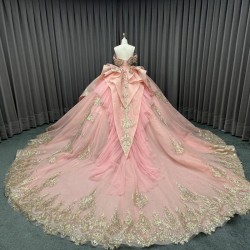 Luxury Quinceanera Dresses Lace Ball Gown Sweetheart High Quality Dress Embroidery Robe De Mariage 2025