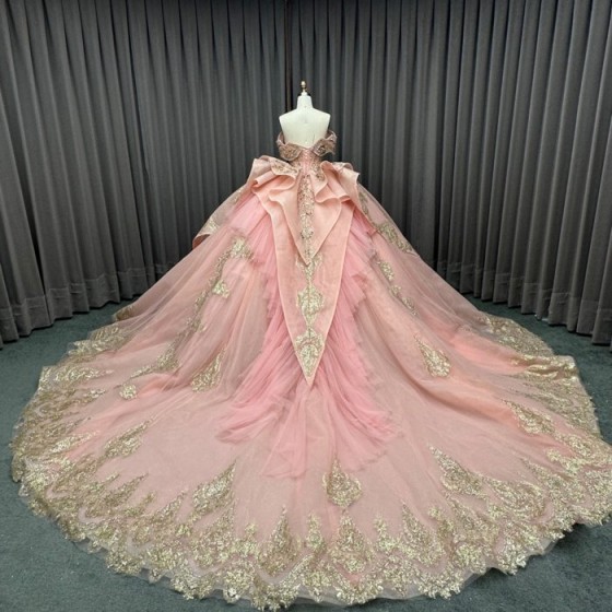 Luxury Quinceanera Dresses Lace Ball Gown Sweetheart High Quality Dress Embroidery Robe De Mariage 2025