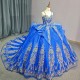 Luxury Spaghetti Straps Shiny Quinceanera Dresses Beads Ball Gown Tulle Sweet 16 Dress Ball Gown Lace Up vestidos de quinceanera
