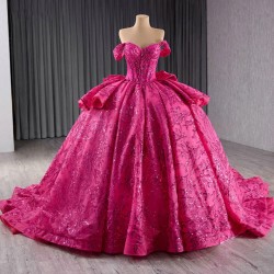 Mexican Factory Wholesale Pink 2024 Quinceanera Dress Lace Up Sweet 15 16 Ball Gown Bow Scoop Beaded Corset Vestidos De 15 Anos