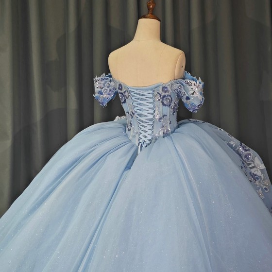 Mexico Traditional Quinceanera Dress 2024 Applique Prom Dress Ball Gown Tiered Bow Evening Gown vestidos de quinceanera