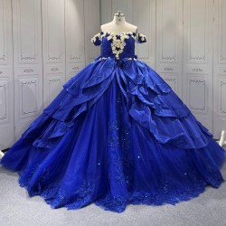 Navy Blue Quinceanera Dress Sweet 15 Evening Dress Crystal Sleeveless Ball Gown Beading Vestido De Quinceanera