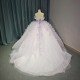 Pink Lace Quinceanera Dresses Puffy Ball Gown Strapless Birthday Lace Up Sweet 15 16 Dress vestido 15 anos quinceanera
