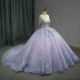 Princess Sweetheart Ball Gown 2024 Quinceanera Dresses Beading Beaded Celebrity Party Gowns 3D Flowers vestidos 15 anos
