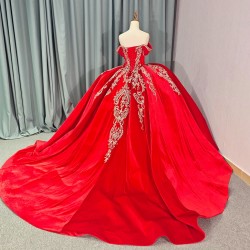 Quinceanera Dresses 2024 New Sweet Flower Party Dress Classic Off The Shoulder Birthday Gown Graduation Dress vestidos 15 anos