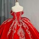 Quinceanera Dresses 2024 New Sweet Flower Party Dress Classic Off The Shoulder Birthday Gown Graduation Dress vestidos 15 anos
