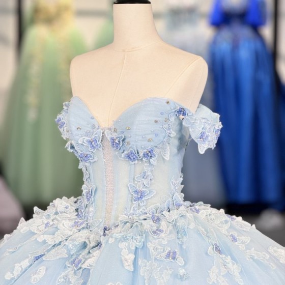 Quinceanera Dresses Backless Short Sleeves Customized Tiered Lace Appliques Corset Lace Up Floor Length 15 Anos Vestido 