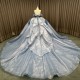 Quinceanera Dresses Ball Gown Flowers Strapless Vestidos De 15 Años 2025 Blue Vestido De 15